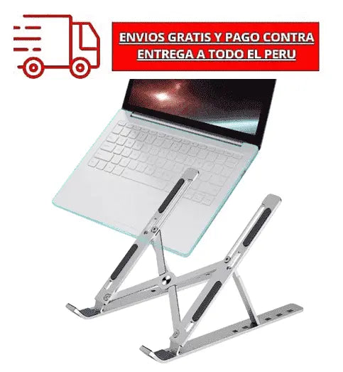 SOPORTE PARA LAPTOP DE ALUMINIO  ORIGINAL